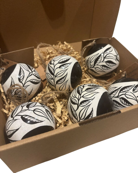 Hand-Painted Australian Botanical Set - Gumtree Garland, 6 pack