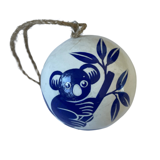 Hand-Painted Bauble - Koala (Single)